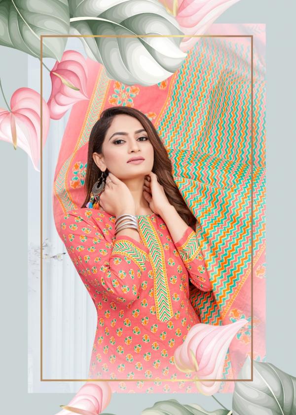 Jiyaan Prisha Vol-1 Cotton Designer Printed Patiyala Dress Material